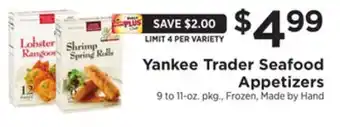 ShopRite Seafood appetizers offer