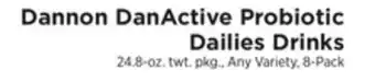 ShopRite Danactive probiotic dailies drinks offer