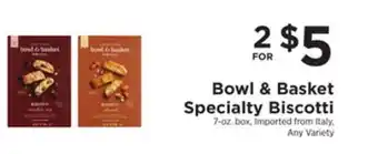 ShopRite Specialty biscotti offer