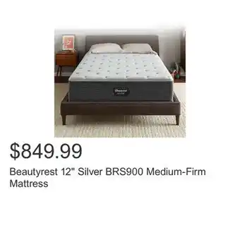 Costco Beautyrest 12 silver brs900 medium-firm mattress offer