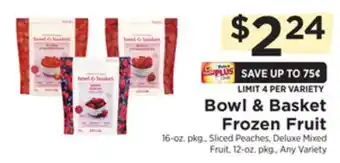 ShopRite Frozen fruit offer