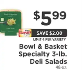 ShopRite Specialty 3-lb. deli salads offer