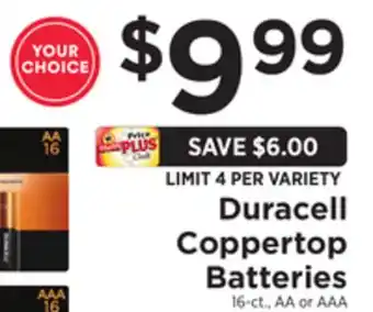 Coppertop batteries