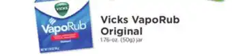 ShopRite Vicks vaporub original offer