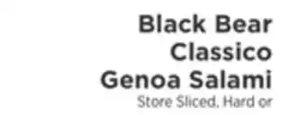 ShopRite Classico genoa salami offer