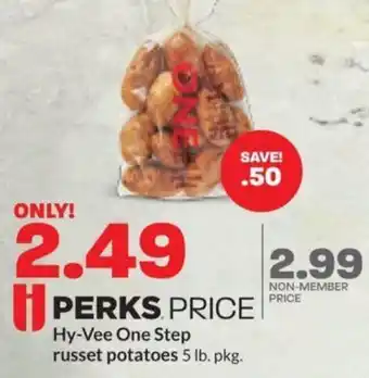 Hy-Vee Hy-Vee One Step russet potatoes offer