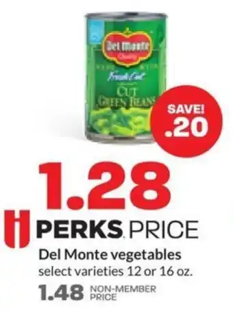 Hy-Vee Del Monte vegetables offer
