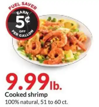 Hy-Vee Cooked shrimp offer