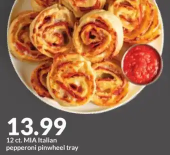 Hy-Vee 12 ct. MIA Italian pepperoni pinwheel tray offer