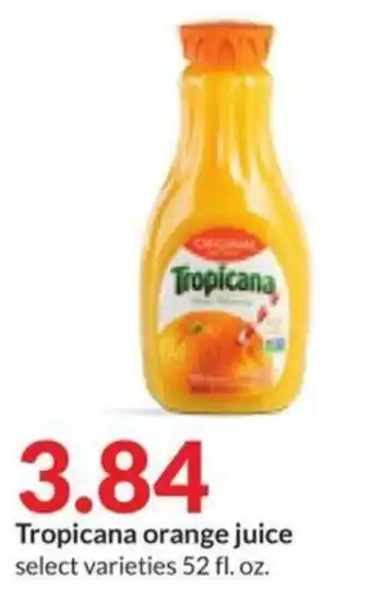 Hy-Vee Tropicana orange juice offer