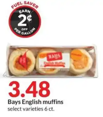 Hy-Vee Bays English muffins offer
