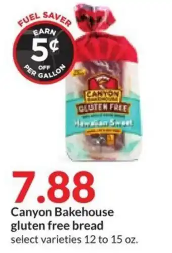 Hy-Vee Canyon Bakehouse gluten free bread offer