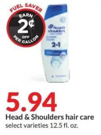 Hy-Vee Head & Shoulders hair care offer