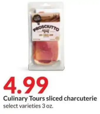 Hy-Vee Culinary Tours sliced charcuterie offer