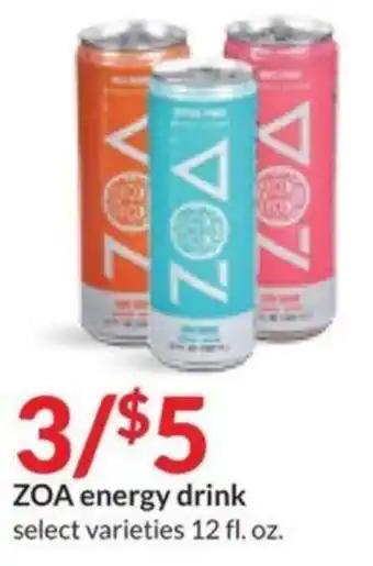 Hy-Vee ZOA energy drink offer