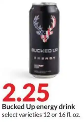 Hy-Vee Bucked Up energy drink offer