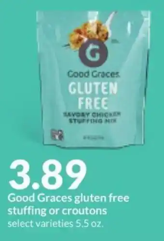 Hy-Vee Good Graces gluten free stuffing or croutons offer