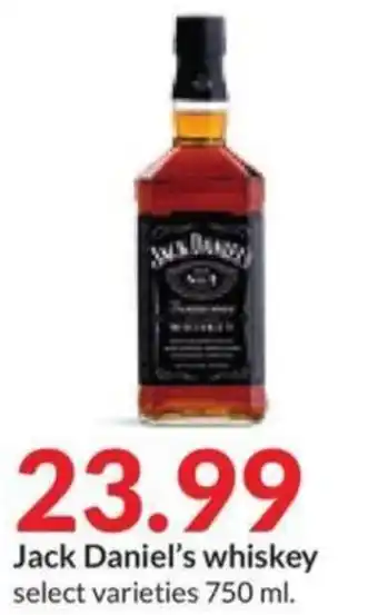 Hy-Vee Jack Daniel's whiskey offer