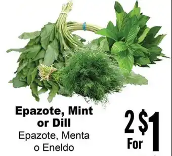 Rancho Markets Epazote, Mint or Dill offer