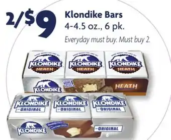 Family Dollar Klondike bars offer