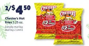 Family Dollar Chester's hot fries offer