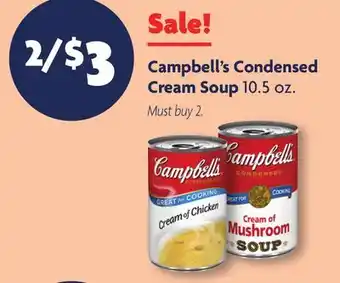 Family Dollar Campbell's condensed cream soup offer