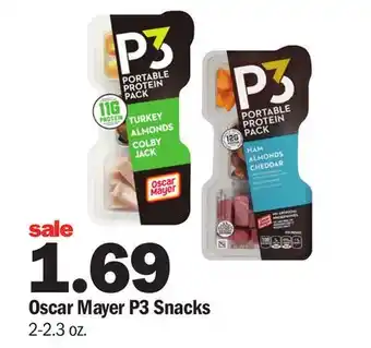Meijer Oscar mayer p3 snacks offer
