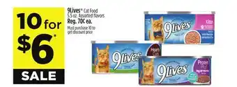 Dollar General 9lives cat food offer
