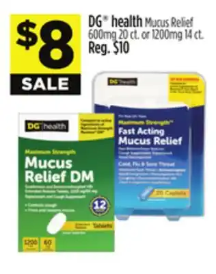 Dollar General Dg health mucus relief offer