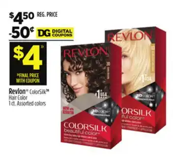 Dollar General Revlon colorsilk tm hair color offer