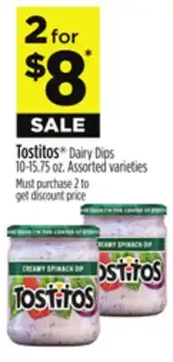Dollar General Tostitos dairy dips offer