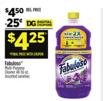 Dollar General Fabuloso multi-purpose cleaner offer