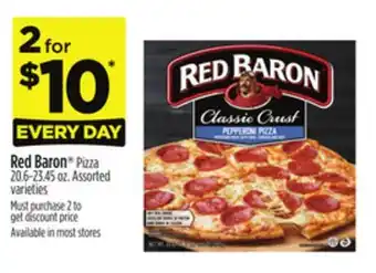 Dollar General Red baron pizza offer