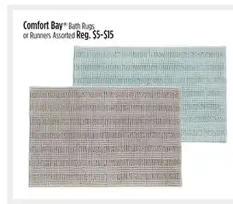 Dollar General Comfort bay bath rugs or runners assorted offer