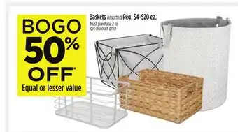 Dollar General Baskets offer