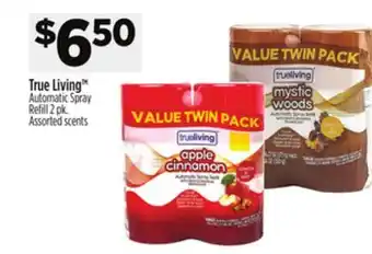 Dollar General True living automatic spray refill offer