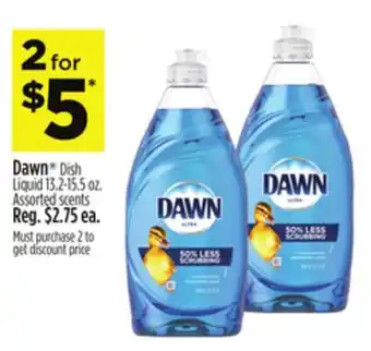 Dollar General Dawn dish liquid offer