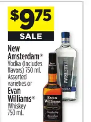 Dollar General New amsterdam vodka ml. assorted varieties offer