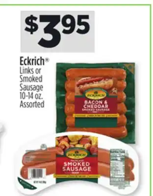 Dollar General Eckrich links or smoked sausage offer