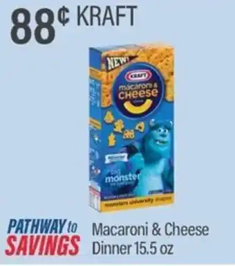 Commissary KRAFT Macaroni & Cheese SAVINGS Dinner 15.5 oz offer