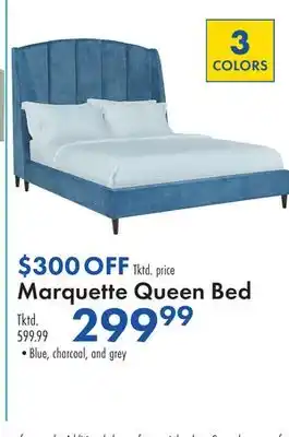 Boscov's Marquette queen bed offer