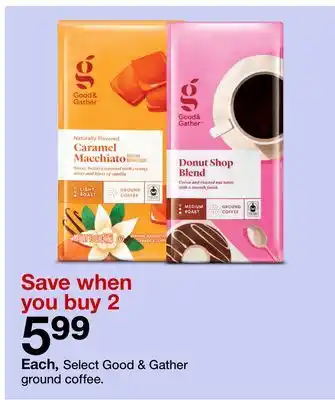 Target Good & gather ground coffee offer