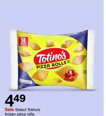 Target Select totino's frozen pizza rolls offer
