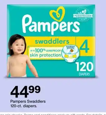 Target Pampers swaddlers offer