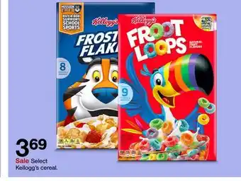 Target Select kellogg's cereal offer