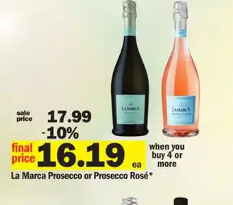 Meijer La marca prosecco or prosecco rosé offer
