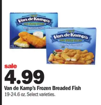 Meijer Van de kamp's frozen breaded fish offer