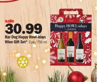 Meijer Bar dog happy howl-idays wine gift set offer