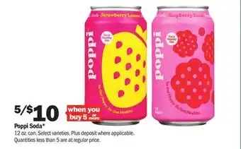 Meijer Poppi soda offer