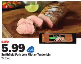Meijer Smithfield pork loin filet or tenderloin offer